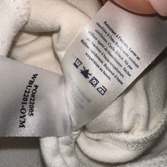 Faherty White and Black Jumpsuit with Drawstring Waist - Picture 7 of 9